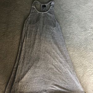 Gap knee length gray terry dress or cover up